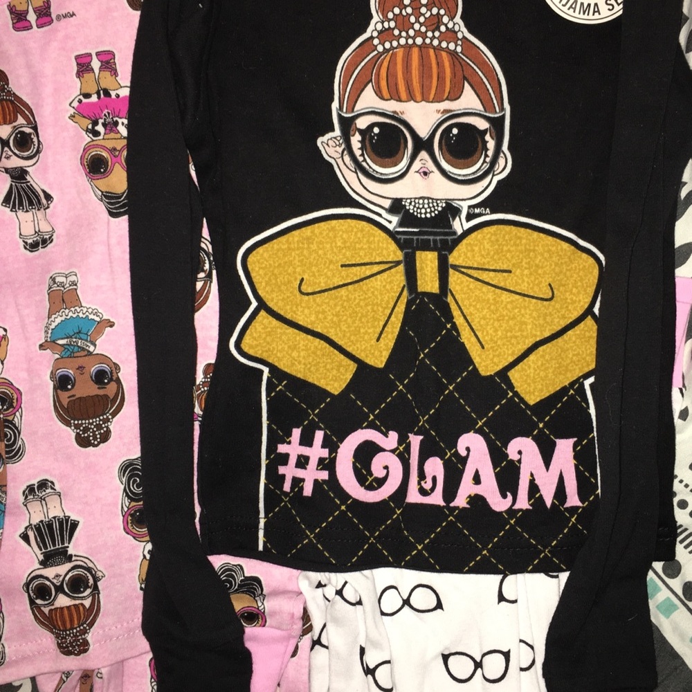 LOL Pajamas 4 piece set NWT